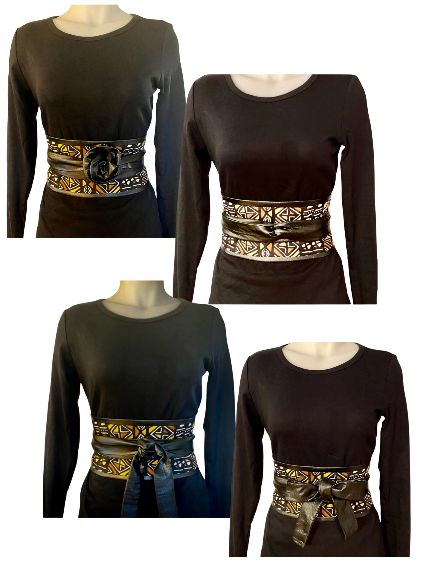 Ankara Print Obi Belt