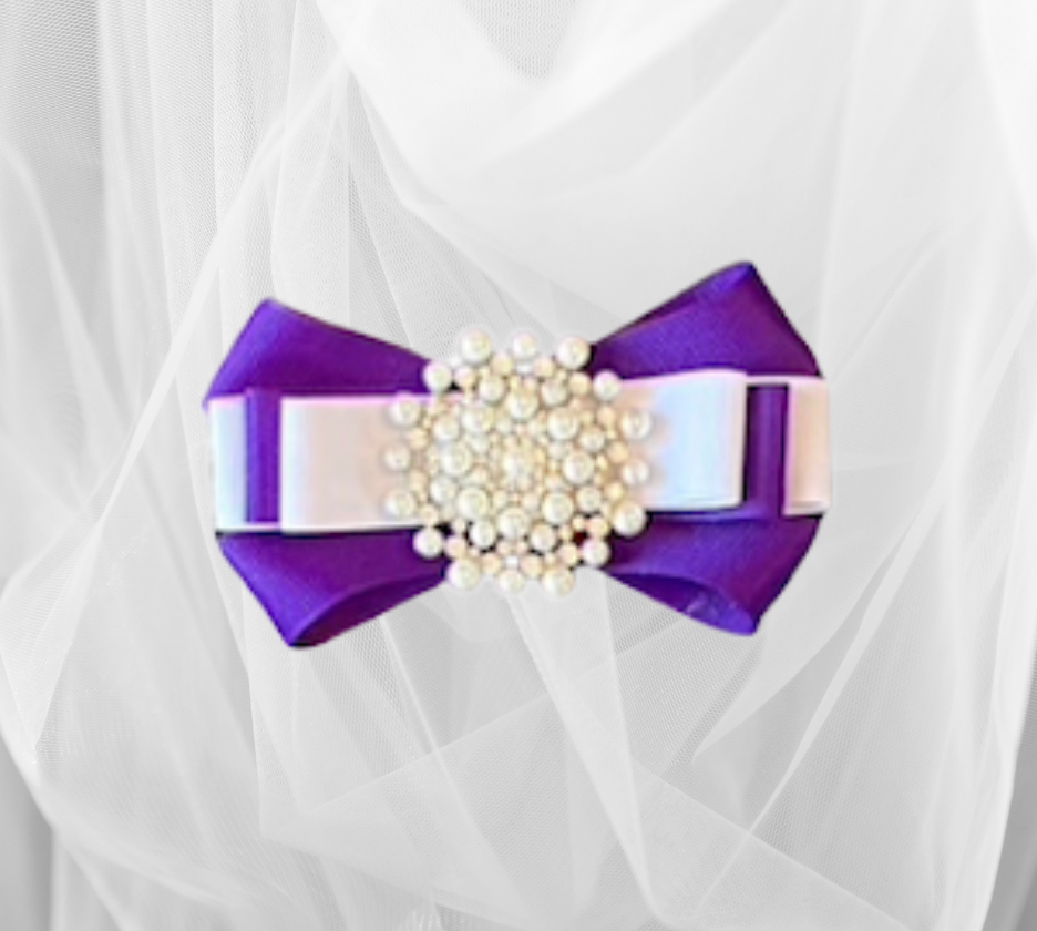 Solid Color Ribbon Brooches