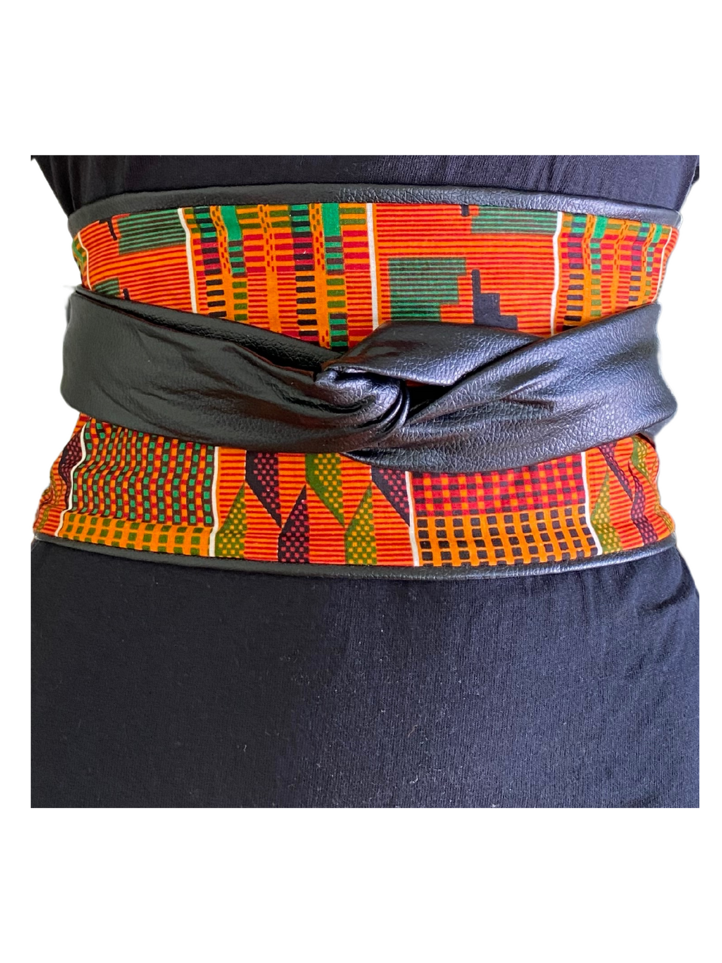 Ankara Print Obi Belt