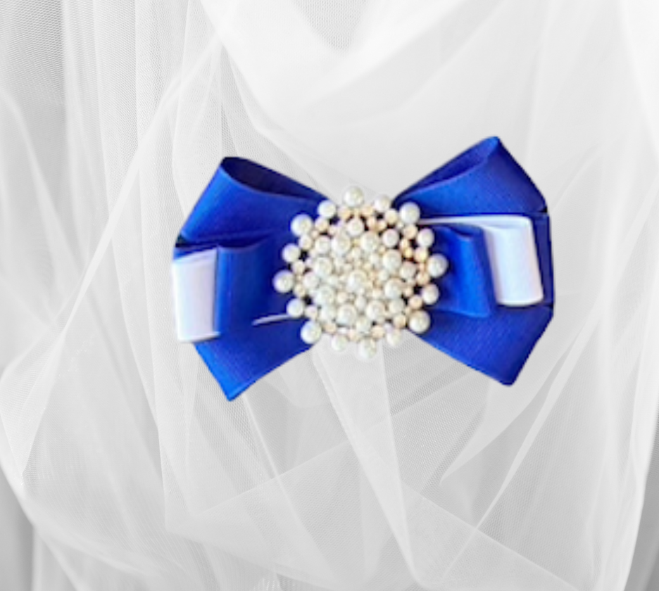 Solid Color Ribbon Brooches