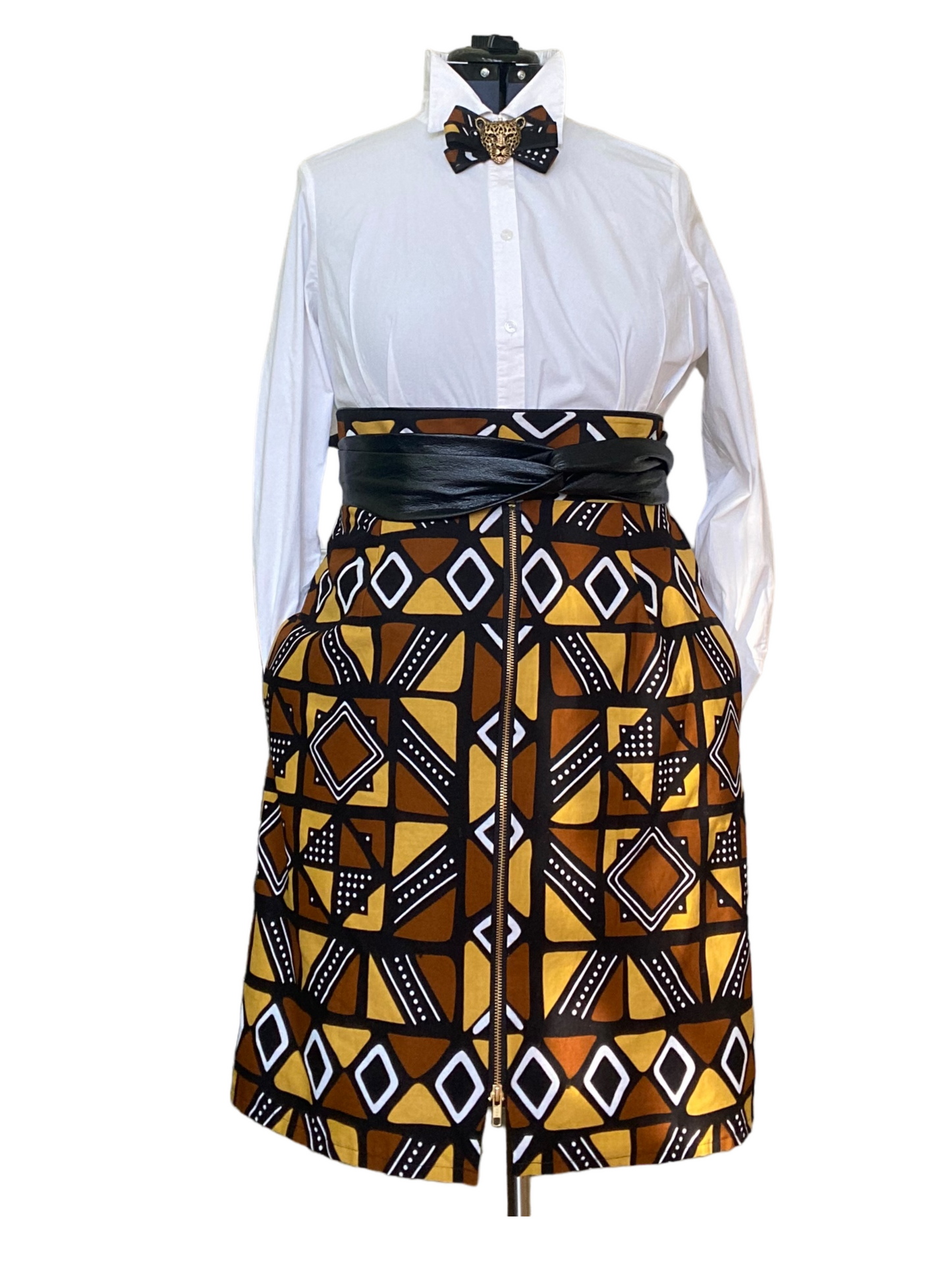 Ankara Print Obi Belt