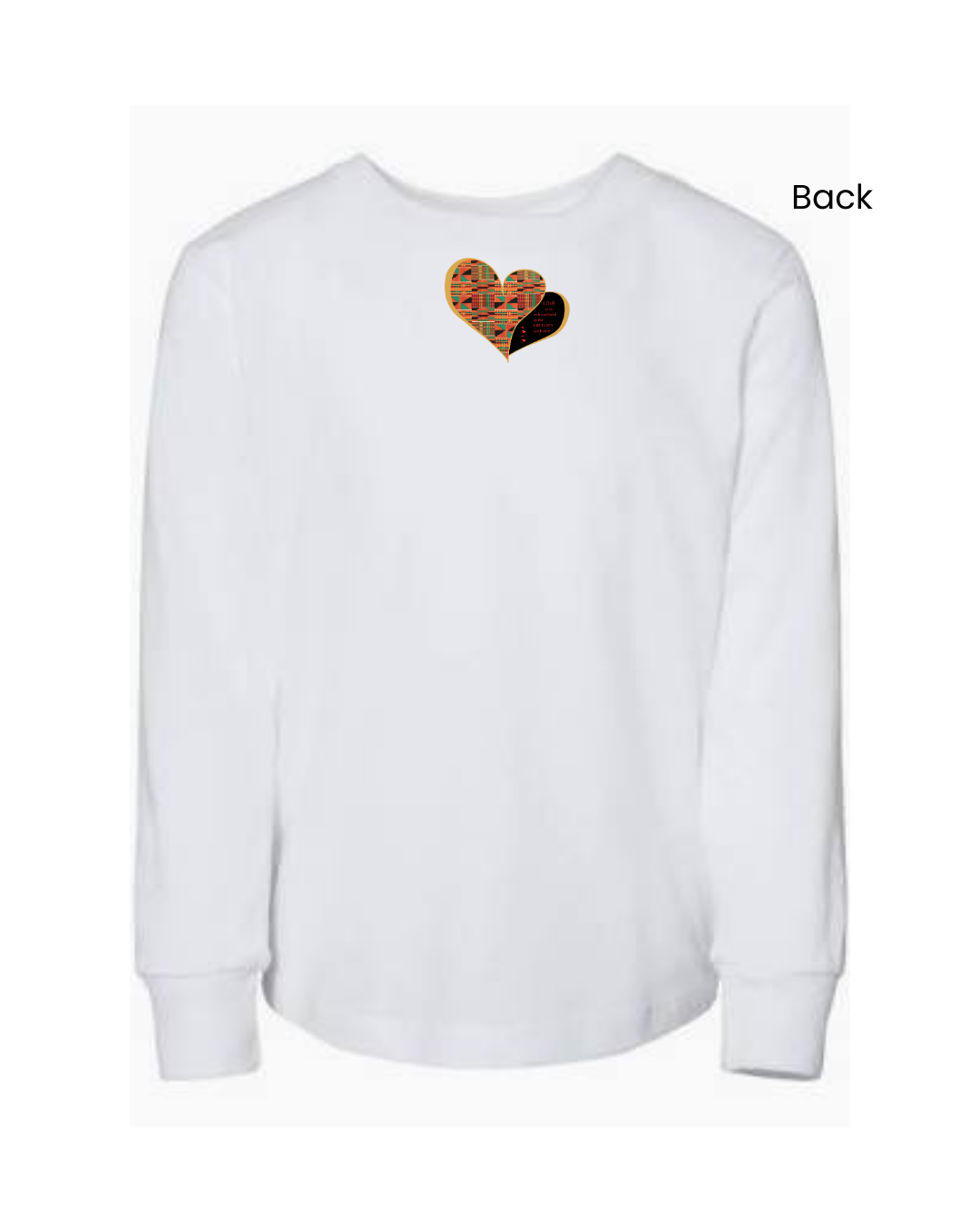 Rich Love Kente Heart Sweatshirt