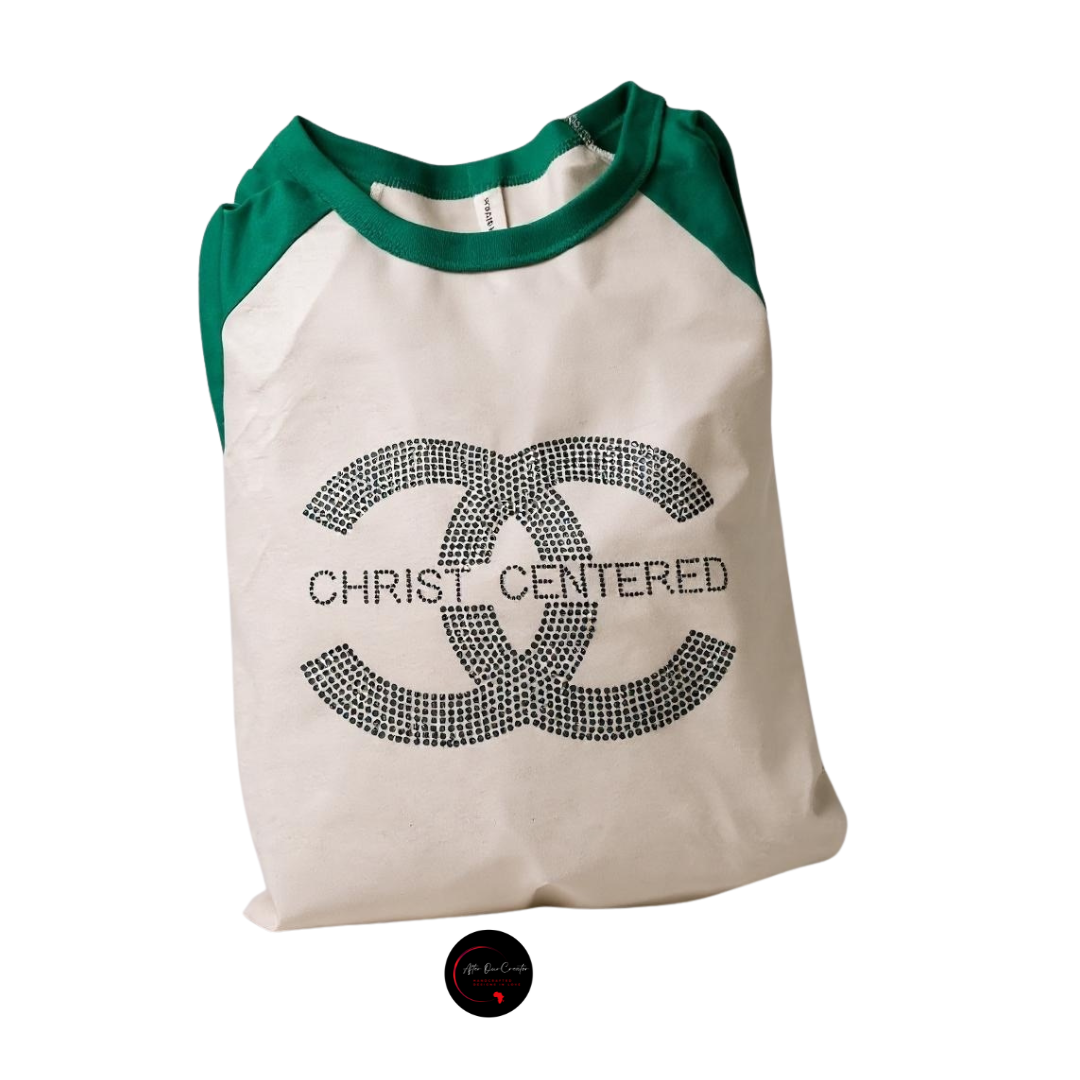 Faith-Fueled Statement Tees – Raglan Duo Color Styles