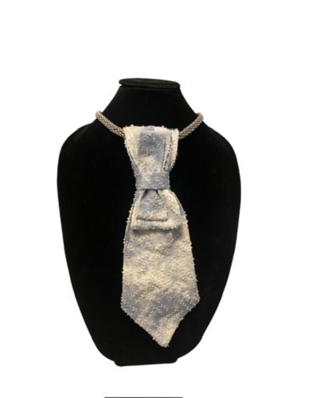 Denim Necktie Necklace