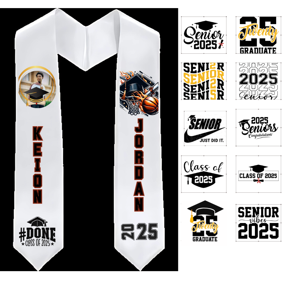 Customized Grad Stole