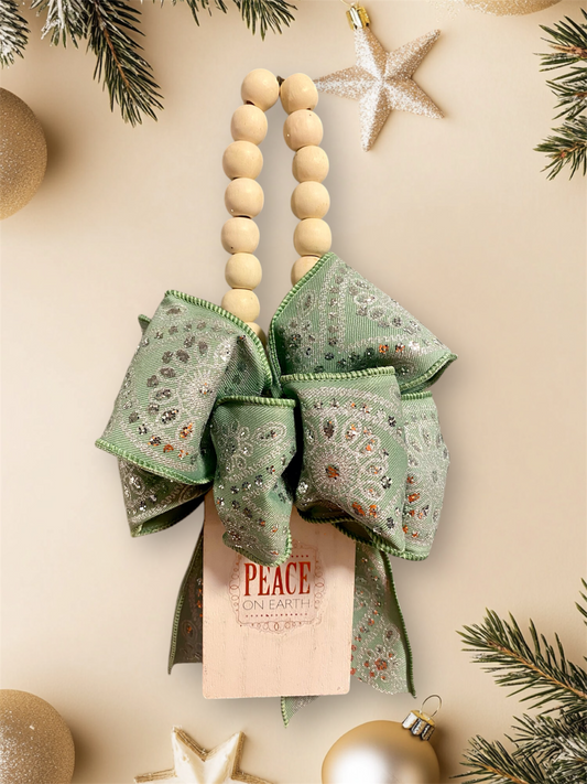 Christmas Beaded Doorknob Hangers