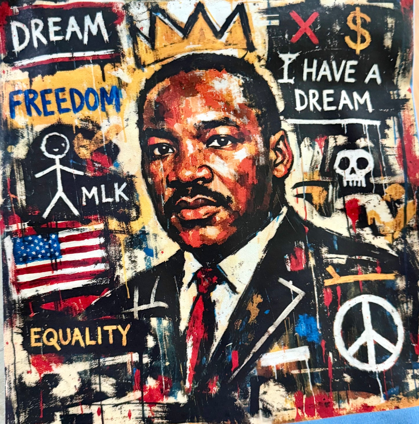 Martin Luther King (Basquiat Style)