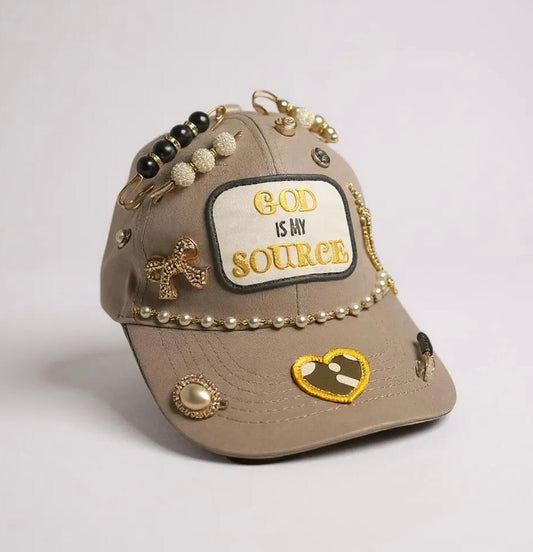 Embellished Caps - God Is My Source