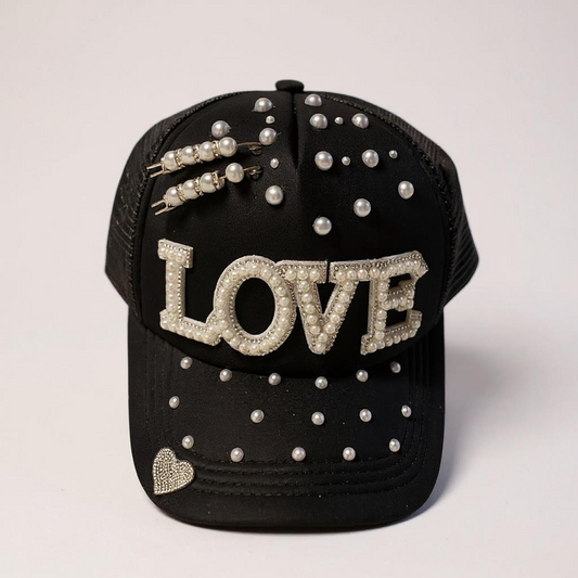 Embellished Caps - LOVE