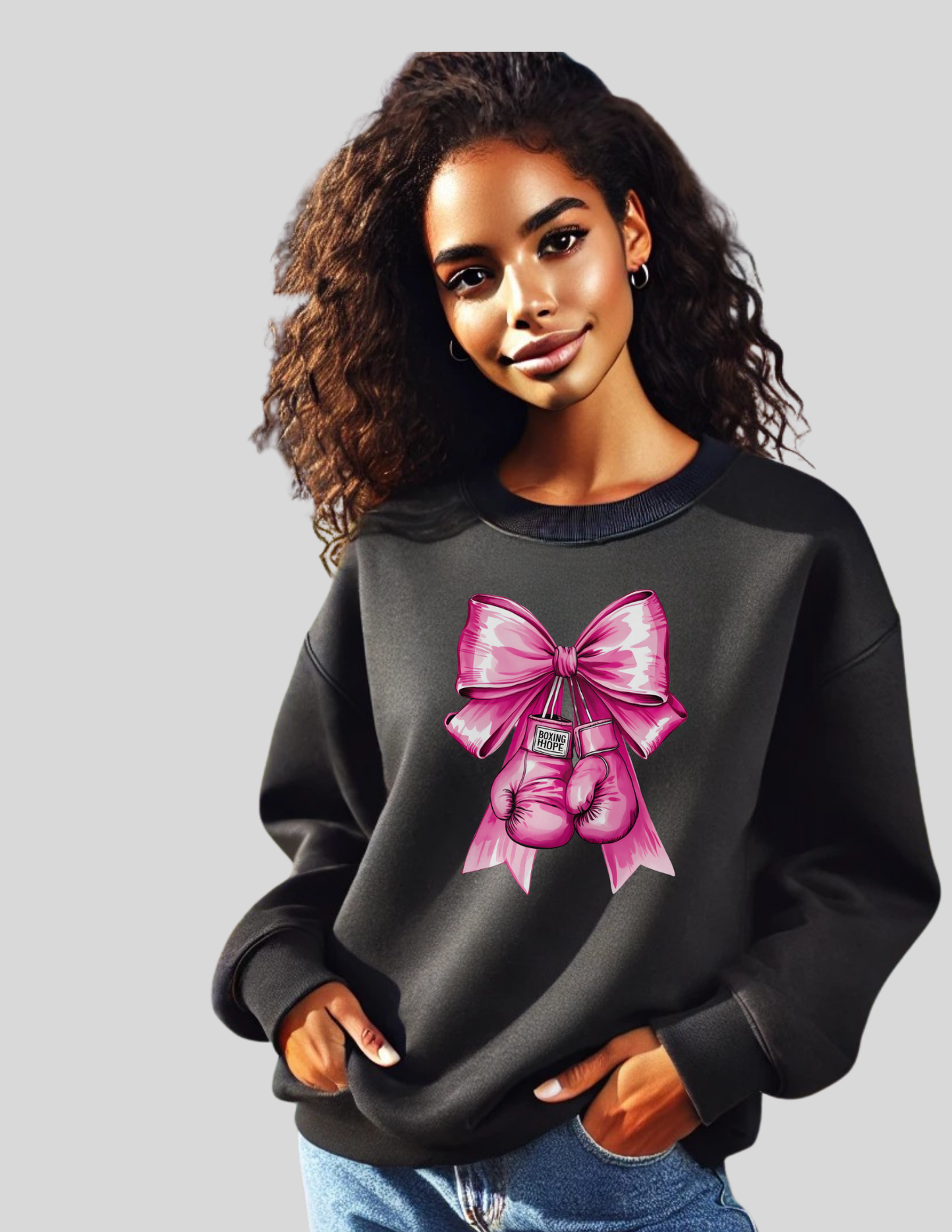 Sweatshirt Black BCA Boxer gloves