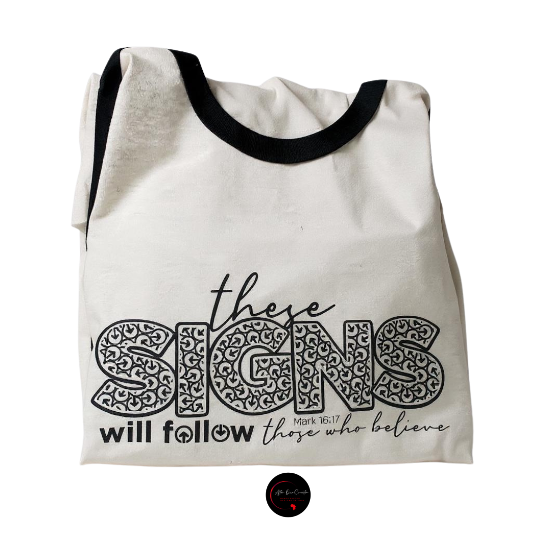 Faith-Fueled Statement Tees – Raglan Duo Color Styles