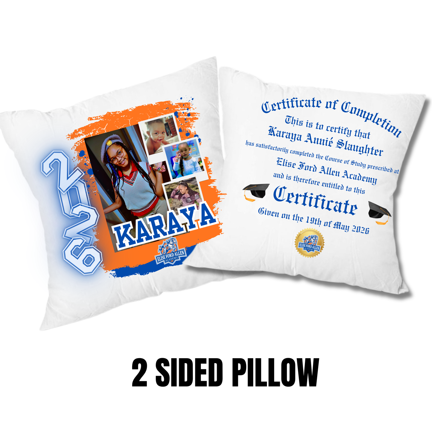 Graduation Diploma Pillow