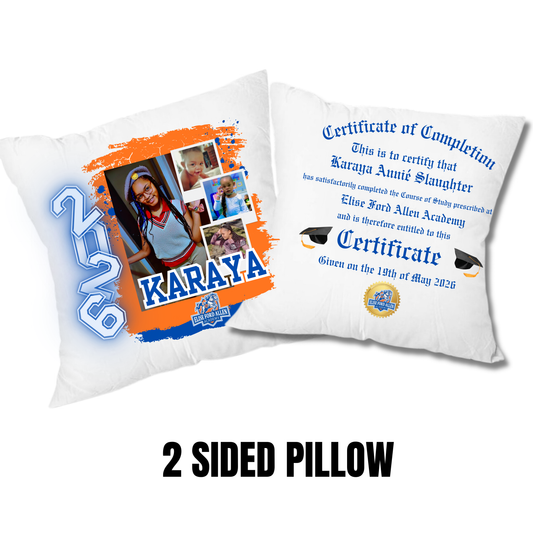 Graduation Diploma Pillow