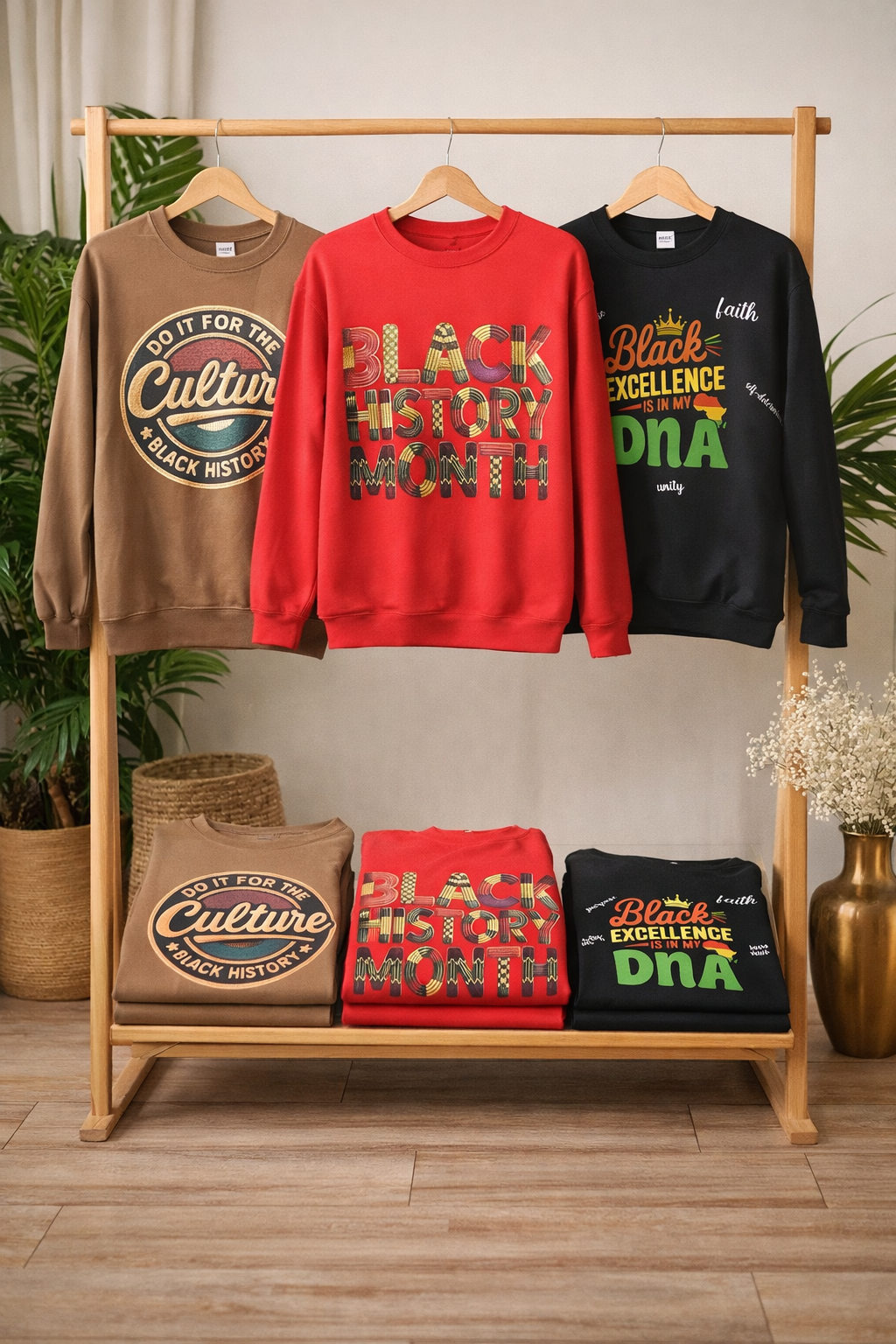 Black History Month Statement Sweatshirts