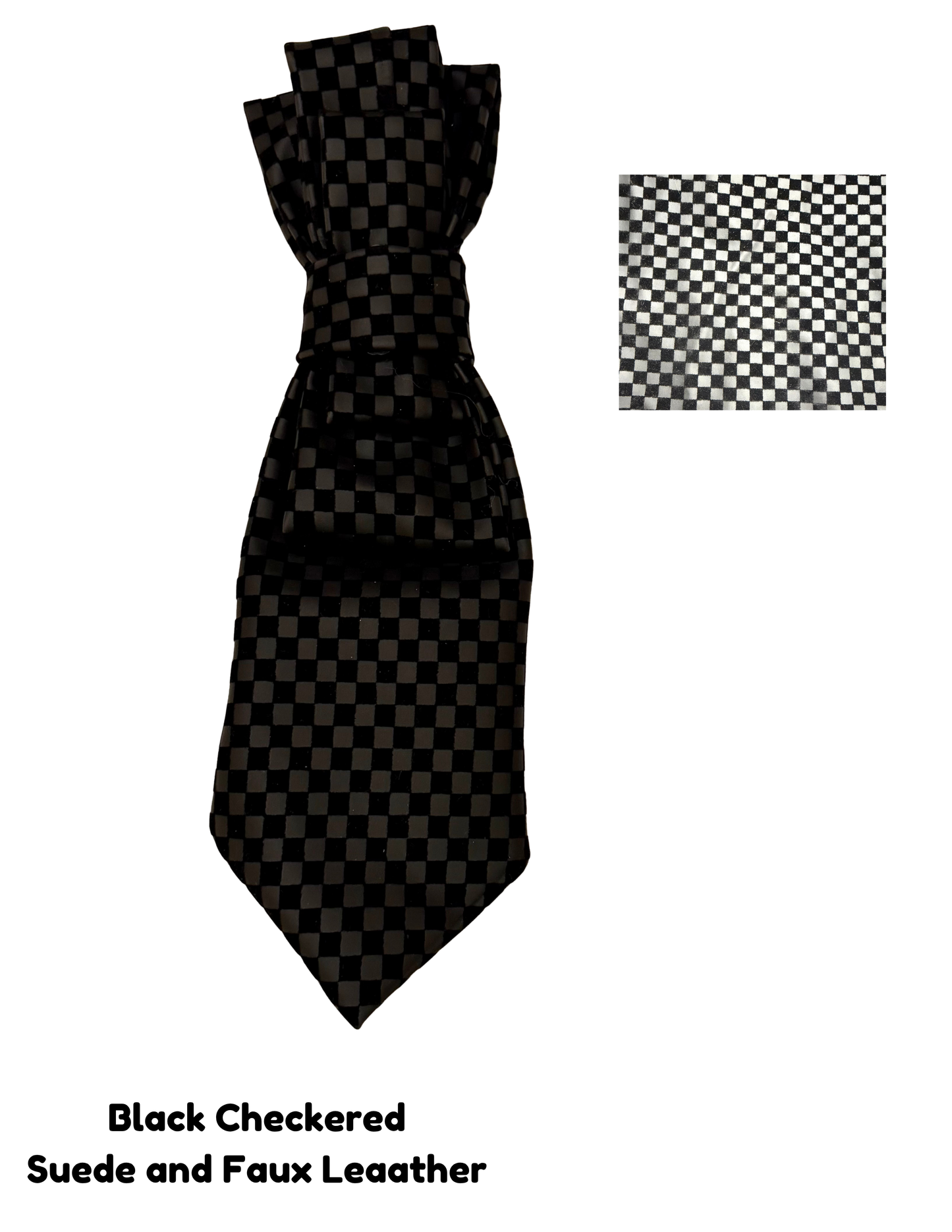 Classic Black Necktie Necklace