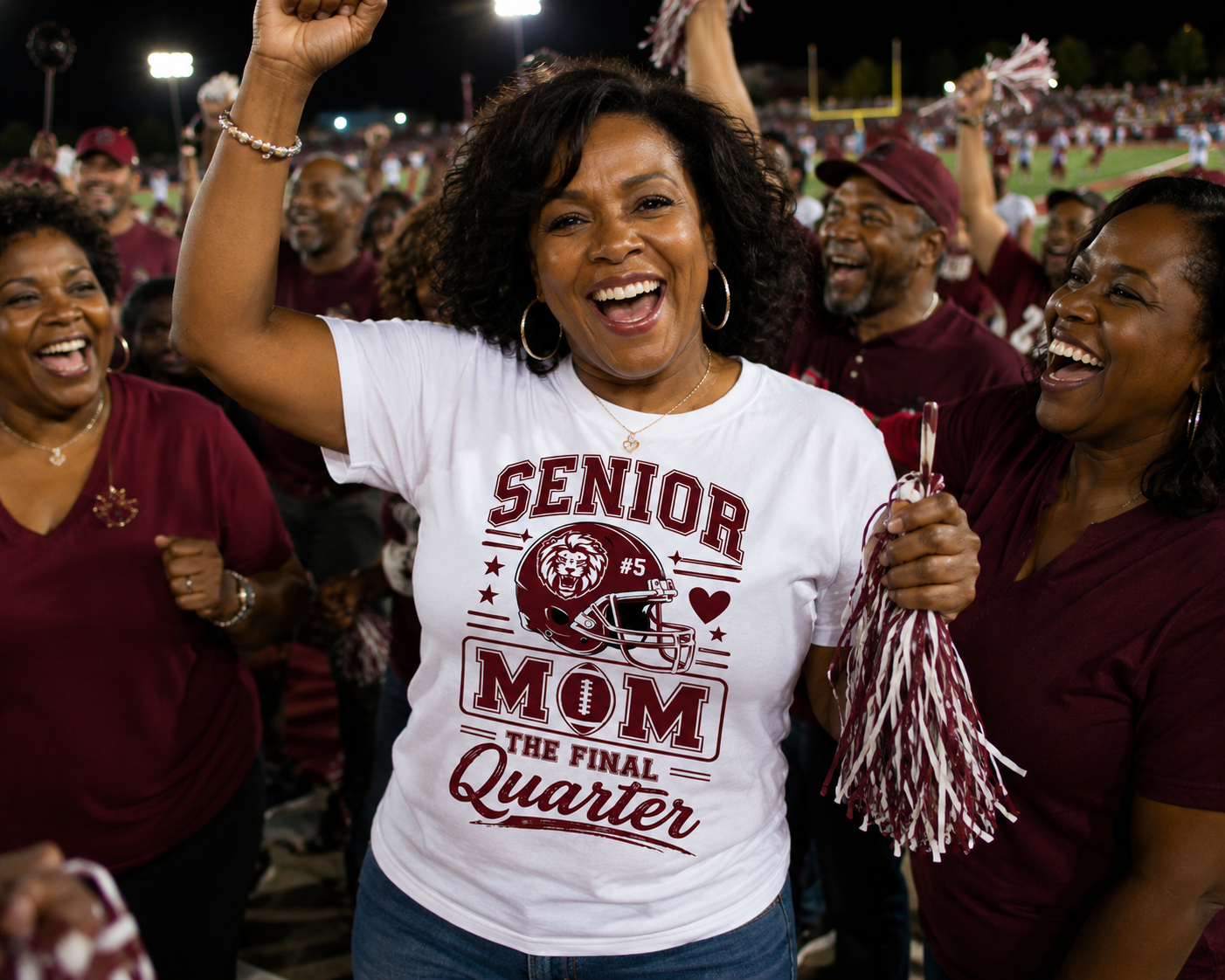 Senior Mom – The Final Quarter Football Game Day Design
