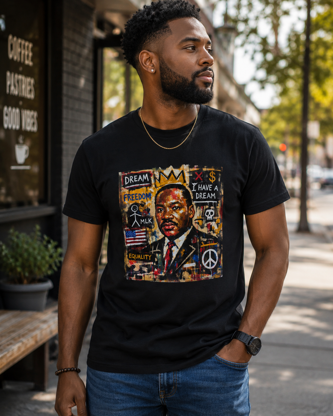 Martin Luther King (Basquiat Style)
