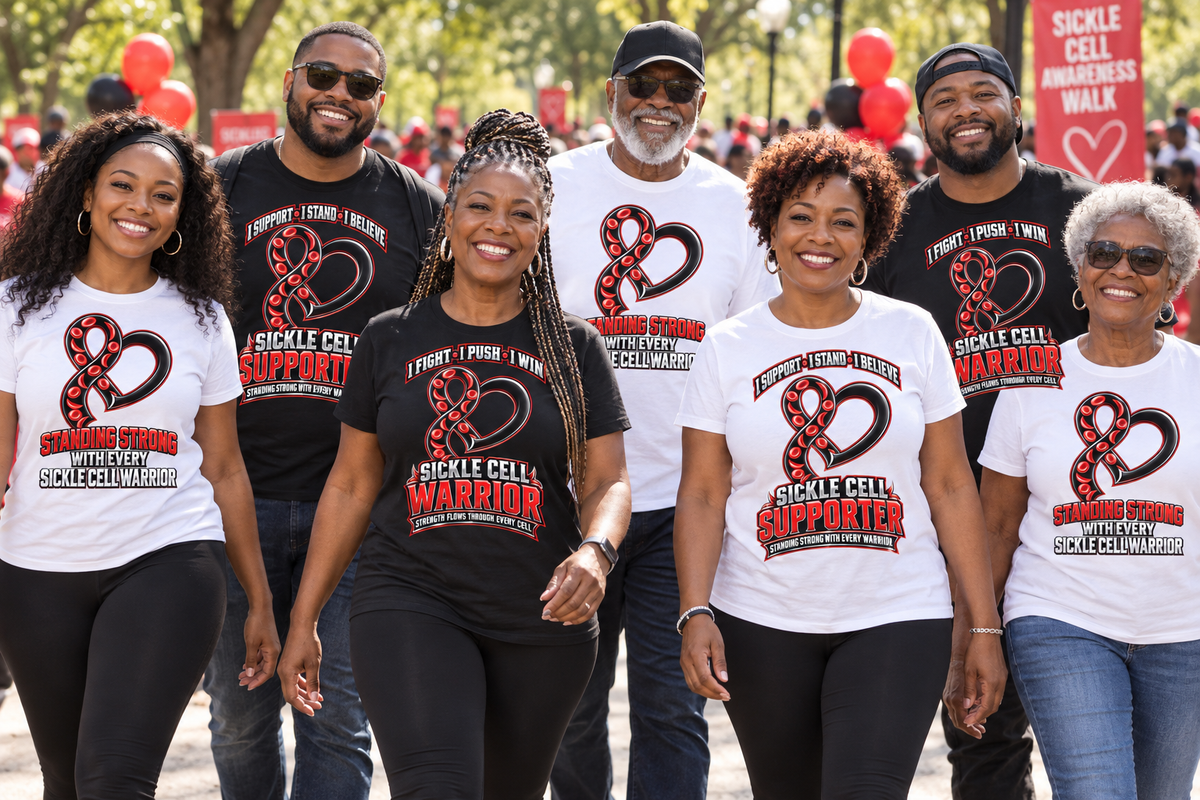 Sickle Cell Awareness T-Shirts for Warriors & Supporters