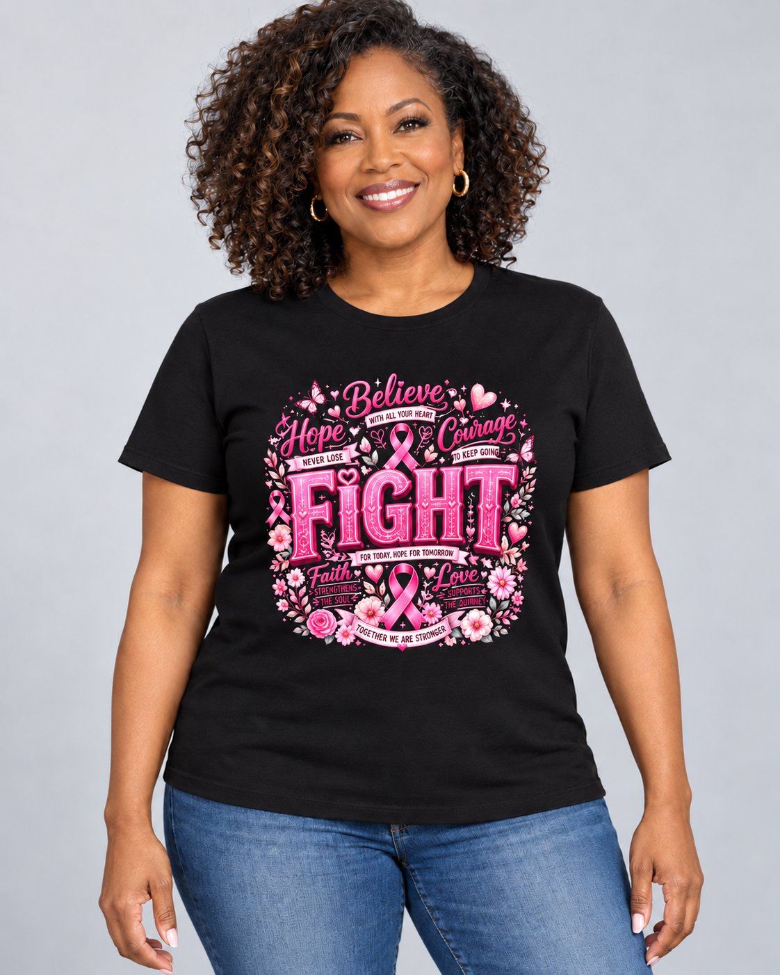 FIGHT Floral Breast Cancer Awareness