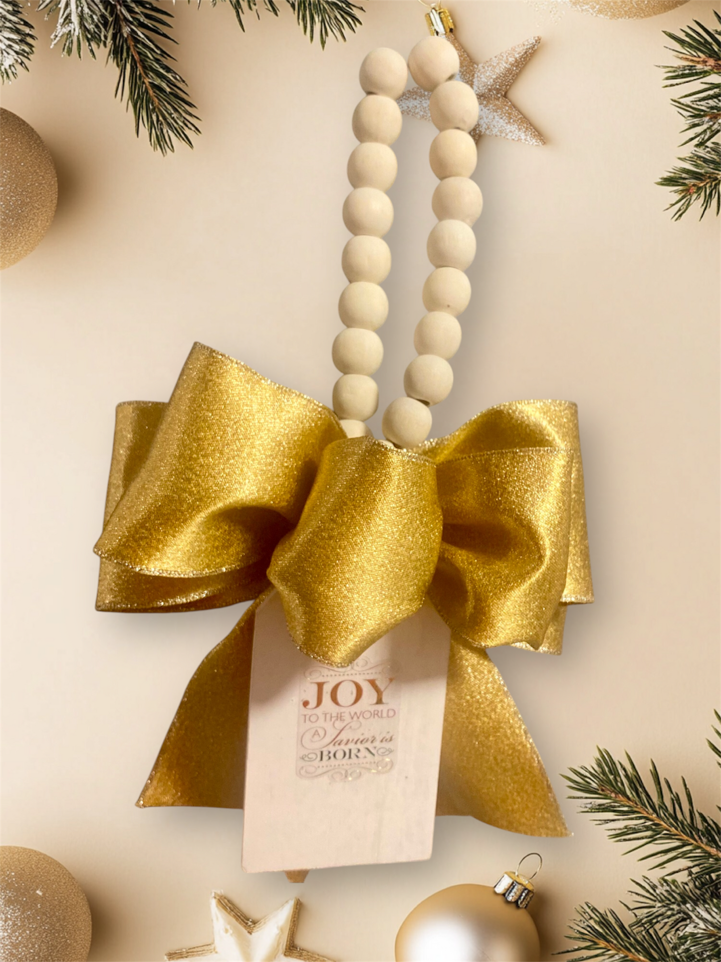 Christmas Beaded Doorknob Hangers