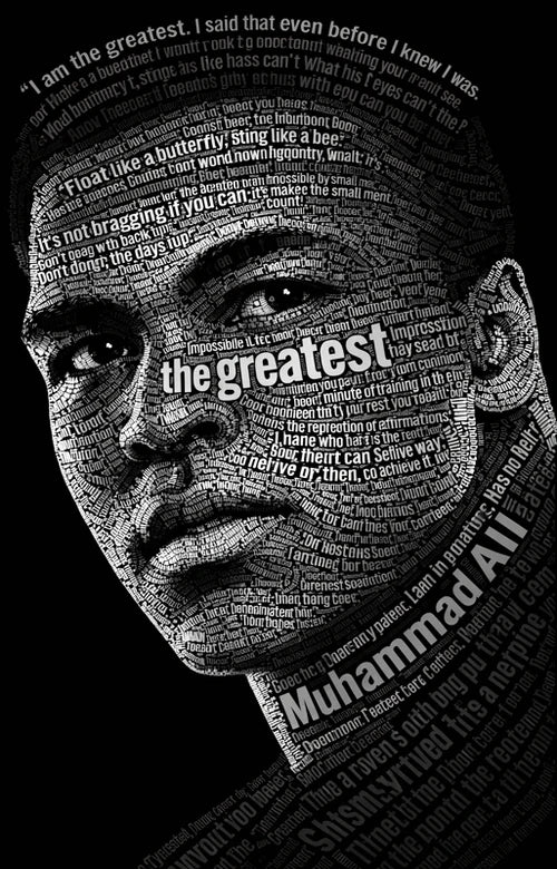 Muhammad Ali Calligram