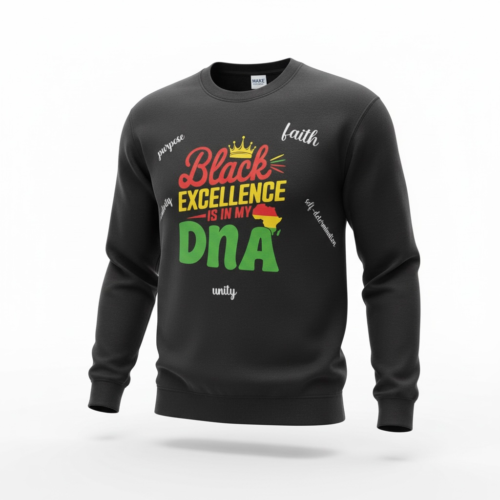 Black History Month Statement Sweatshirts