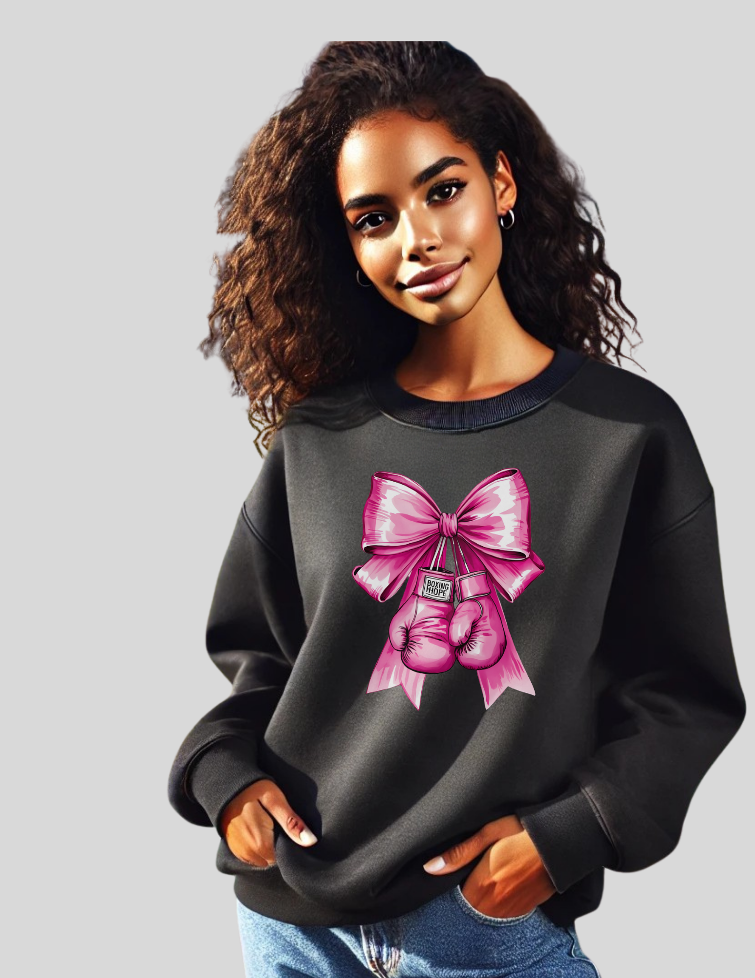 Sweatshirt Black BCA Boxer gloves
