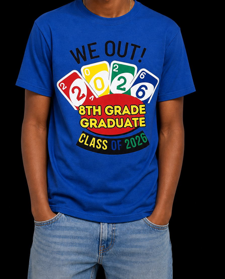 “We Out!” Class of 2026 Graduation Tee